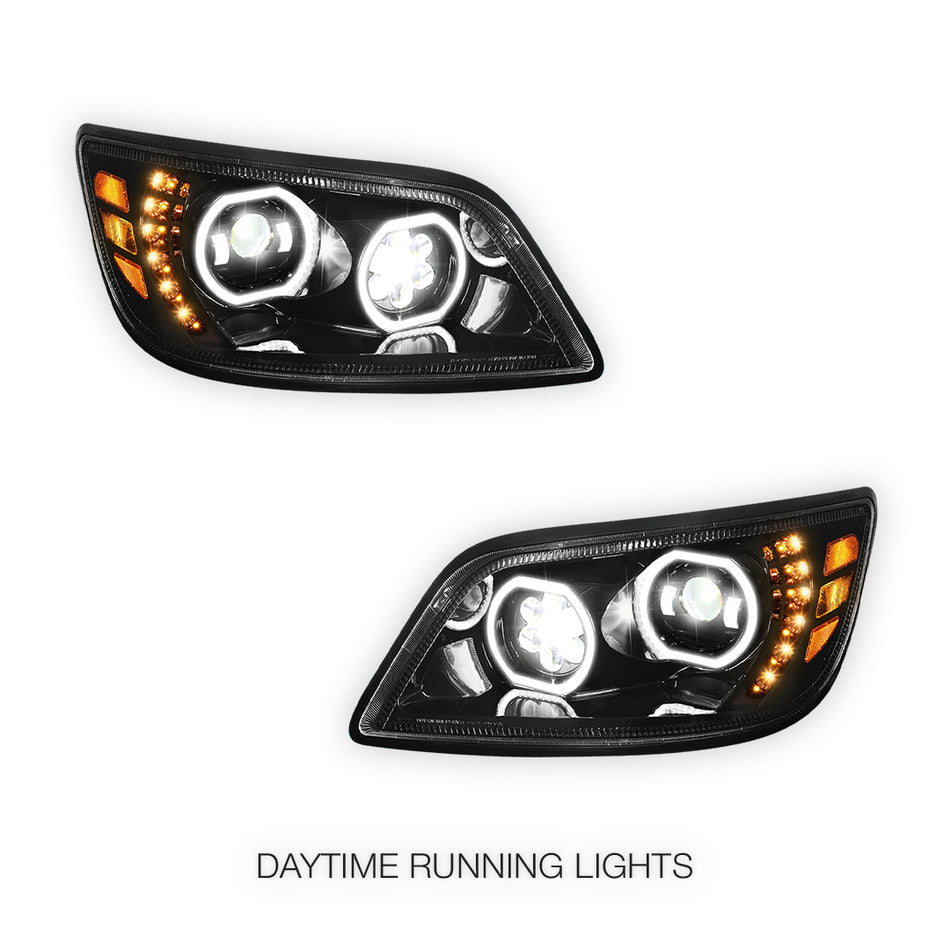 Hino 238 (2006 - 2014) LED Sequential Signal Projector Headlights LH + RH