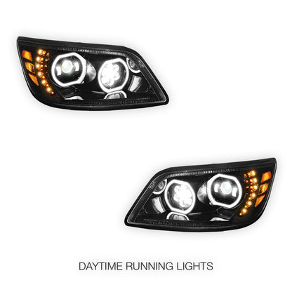 Hino 185 (2005 - 2010) LED Sequential Signal Projector Headlights LH + RH
