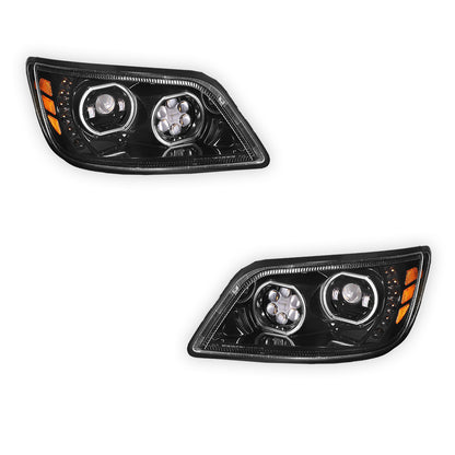 Hino 185 (2005 - 2010) LED Sequential Signal Projector Headlights LH + RH