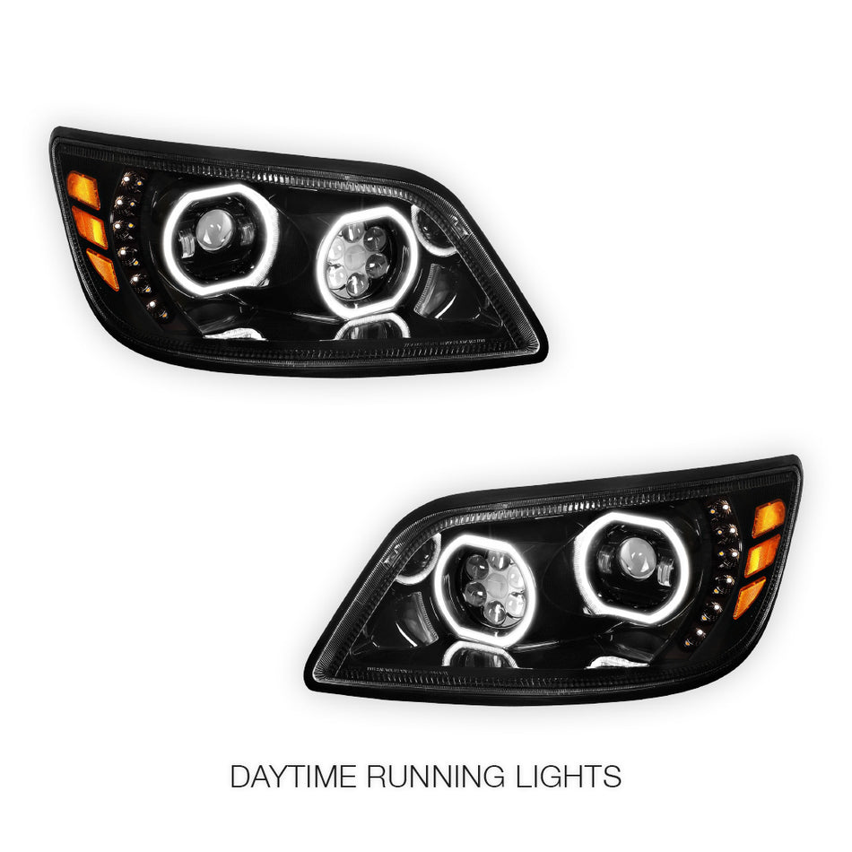 Hino 165 (2006 - 2010) LED Sequential Signal Projector Headlights LH + RH