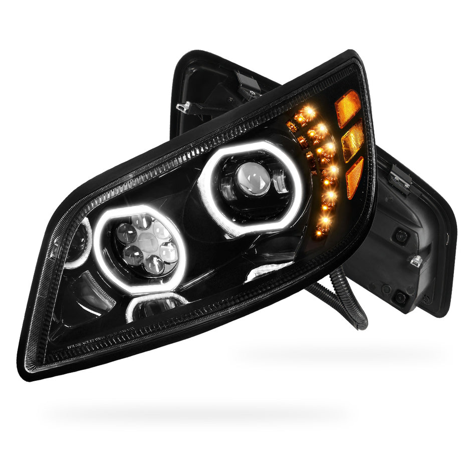 Hino 165 (2006 - 2010) LED Sequential Signal Projector Headlights LH + RH