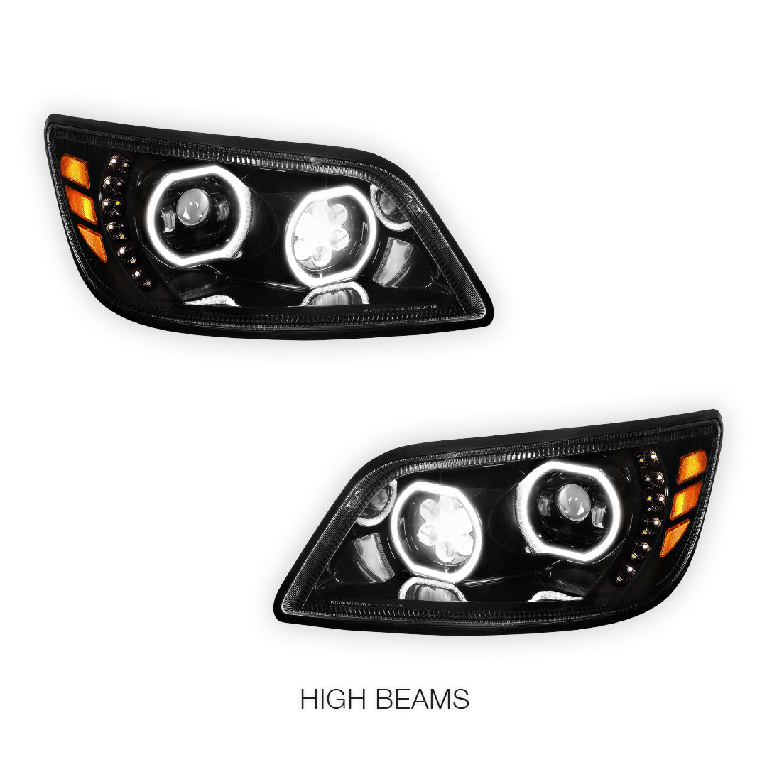 Hino 165 (2006 - 2010) LED Sequential Signal Projector Headlights LH + RH