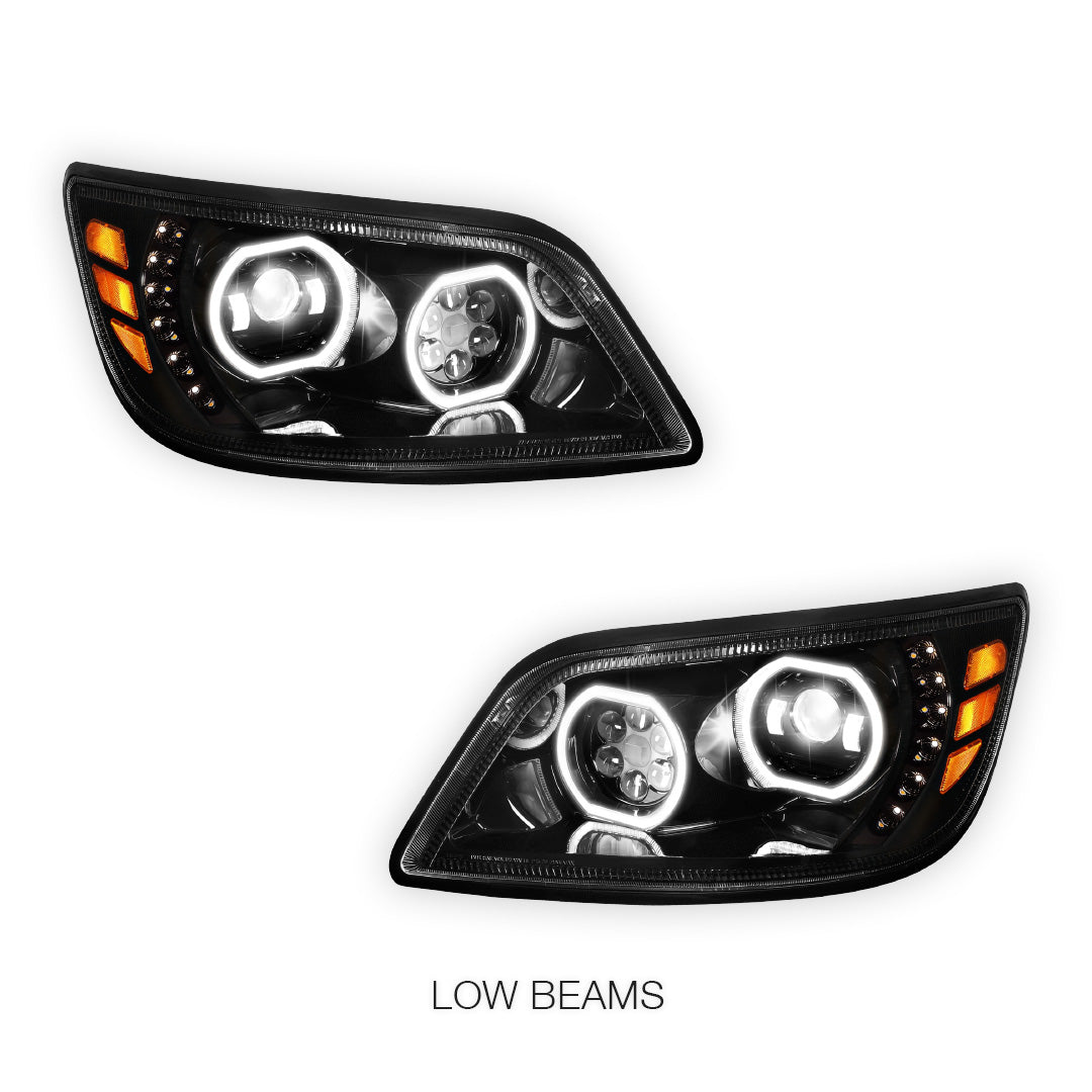 Hino 165 (2006 - 2010) LED Sequential Signal Projector Headlights LH + RH
