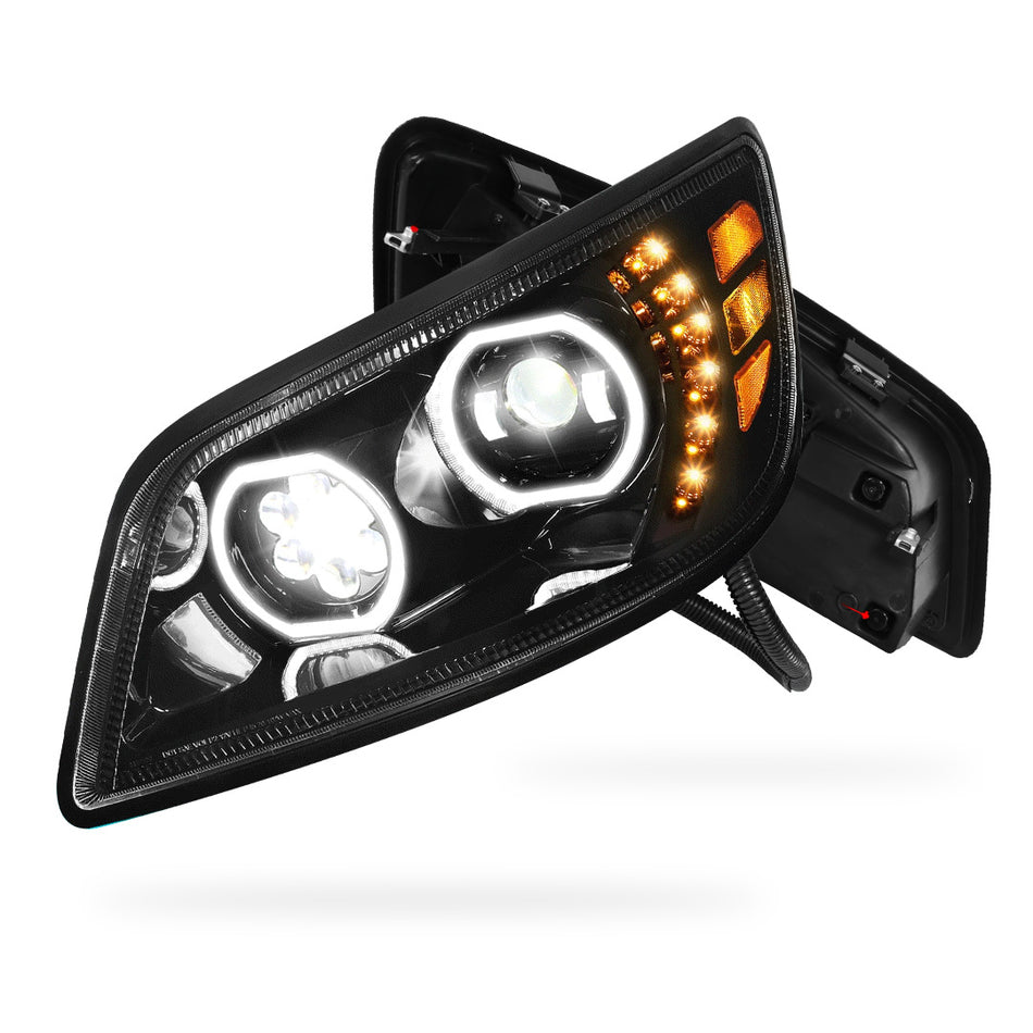 Hino 145 (2005 - 2010) LED Sequential Signal Projector Headlights LH + RH