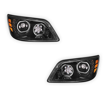 Hino 145 (2005 - 2010) LED Sequential Signal Projector Headlights LH + RH
