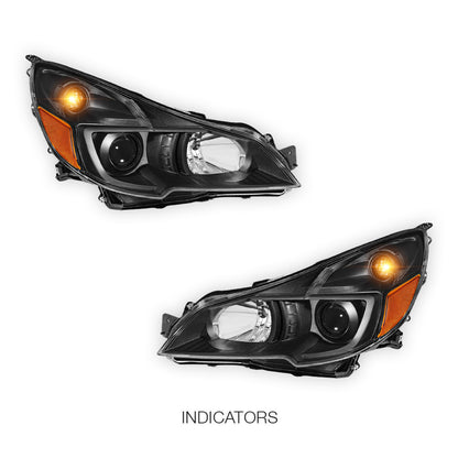 Subaru Outback (2010 - 2014) Pair Projector Headlights LH + RH