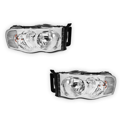 Dodge RAM 1500 (2002 - 2005) Replacement Headlights LH + RH