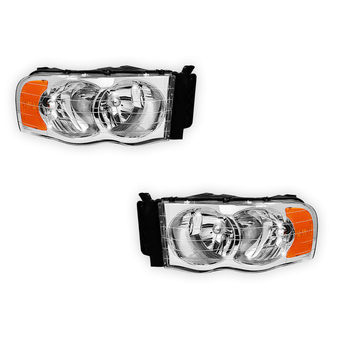Dodge RAM 2500 (2003 - 2005) Replacement Headlights LH + RH