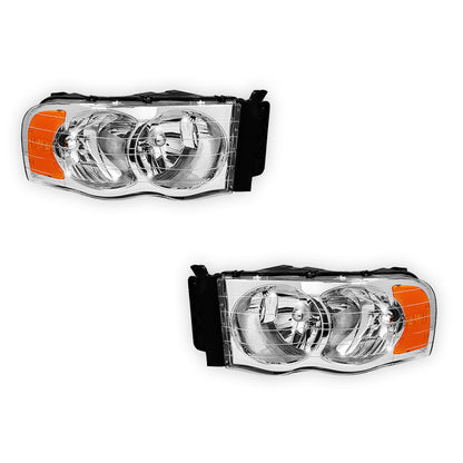 Dodge RAM 2500 (2003 - 2005) Replacement Headlights LH + RH