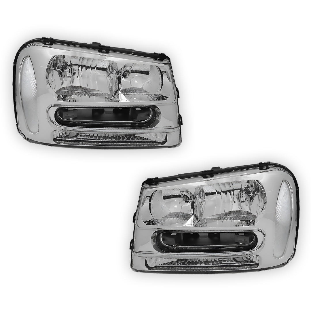 Chevrolet Trailblazer EXT  LS / LT / LTZ (2002 - 2006) Replacement Headlights LH + RH
