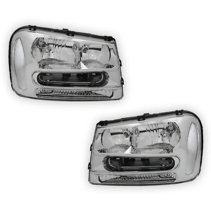 Chevrolet Trailblazer EXT  LS / LT / LTZ (2002 - 2006) Replacement Headlights LH + RH