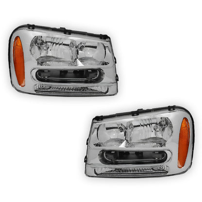 Chevrolet Trailblazer EXT  LS / LT / LTZ (2002 - 2006) Replacement Headlights LH + RH
