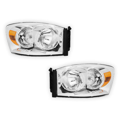 Dodge RAM 1500 (2006 - 2008) Replacement Headlights LH + RH