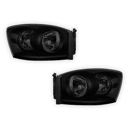 Dodge RAM 3500 (2006 - 2009) Replacement Headlights LH + RH