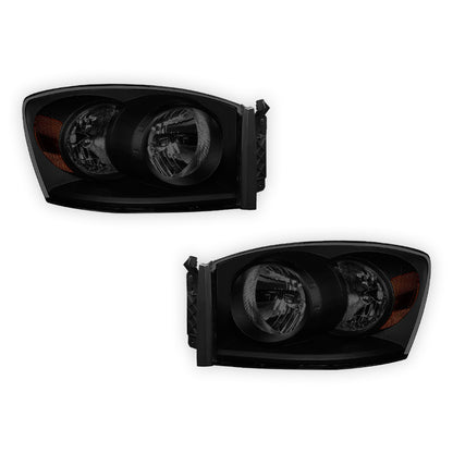 Dodge RAM 3500 (2006 - 2009) Replacement Headlights LH + RH
