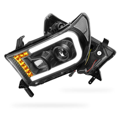 Toyota Tundra (2007 - 2013) LED Turn Signal DRL Tube Projector Headlights LH + RH