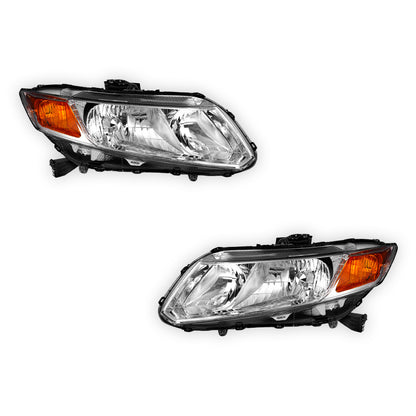 Honda Civic (2012 - 2015) Replacement Projector Headlights LH + RH