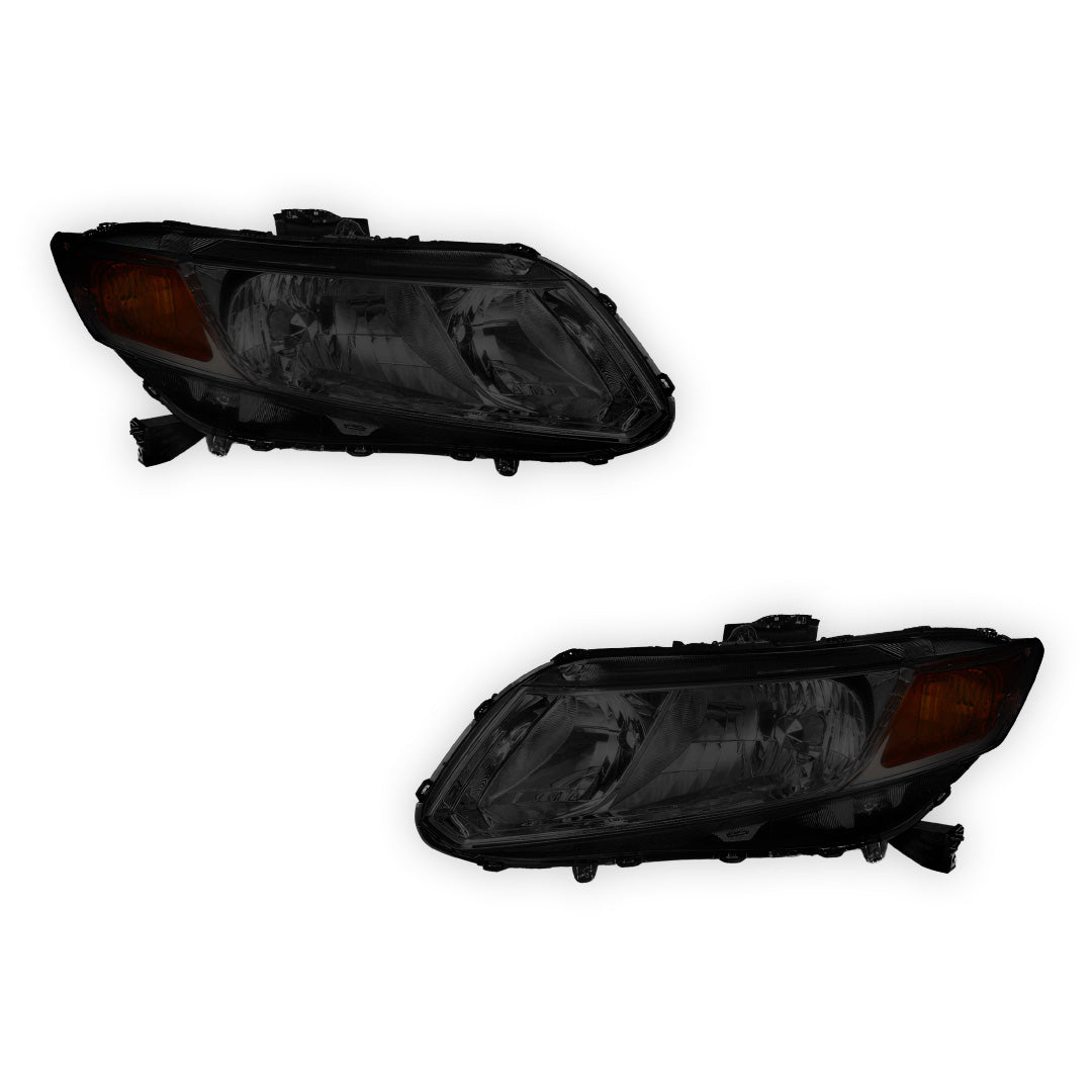 Honda Civic (2012 - 2015) Replacement Projector Headlights LH + RH