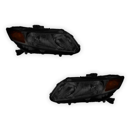 Honda Civic (2012 - 2015) Replacement Projector Headlights LH + RH