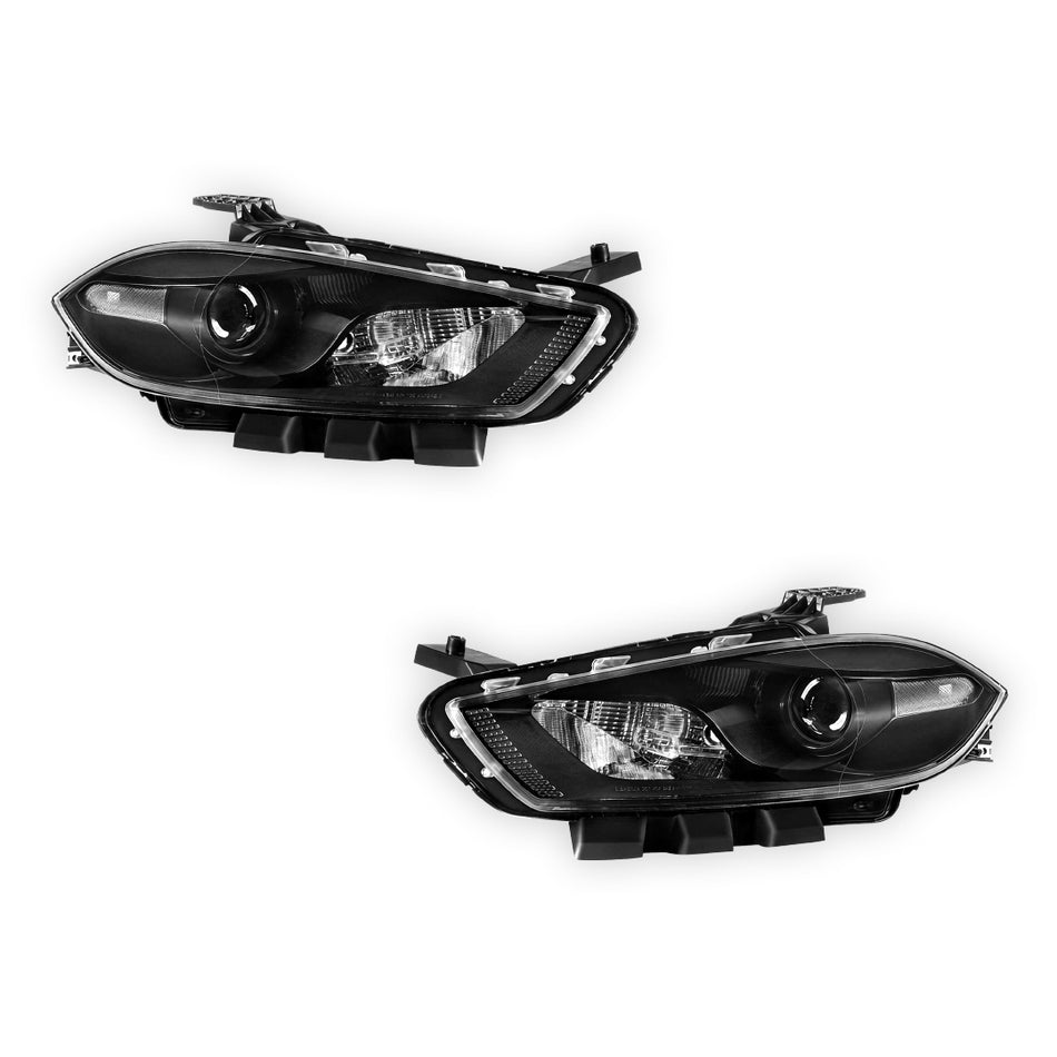 Dodge Dart (2013 - 2016) Replacement Headlights LH + RH