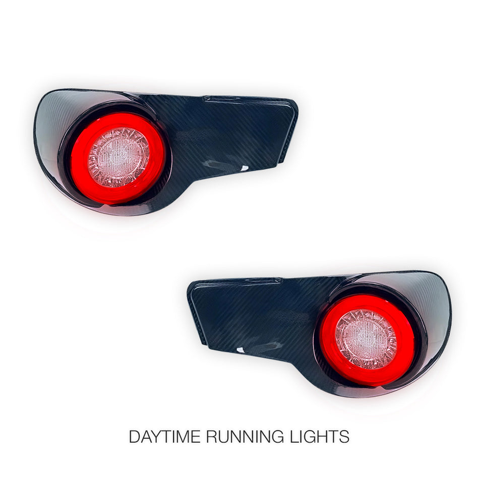 Subaru BRZ 1st Gen (2012 - 2021) Carbon LED Tail Lights LH + RH