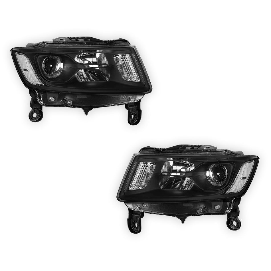 Jeep Grand Cherokee (2014 - 2016) Replacement Projector Headlights LH + RH