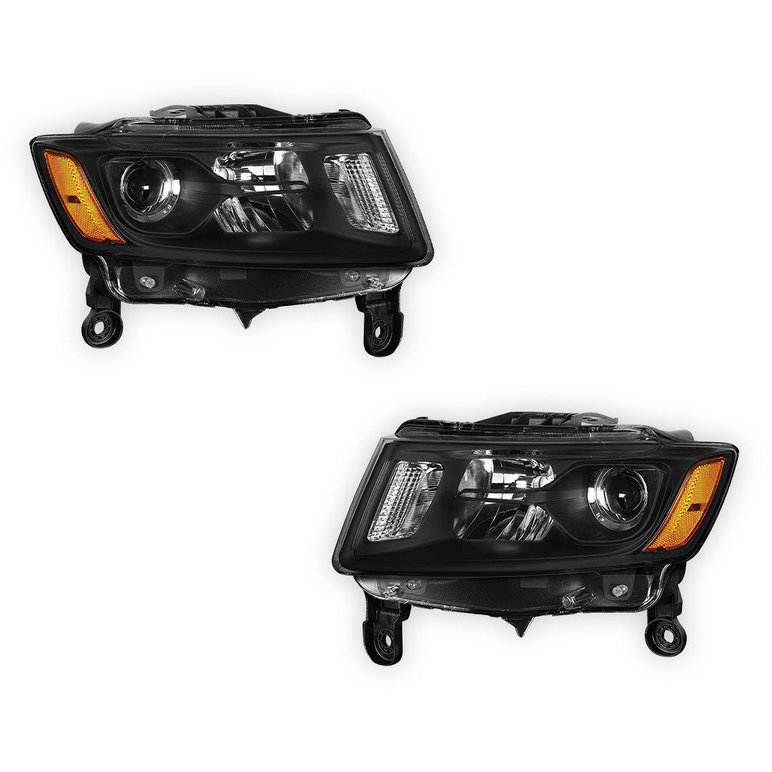 Jeep Grand Cherokee (2014 - 2016) Replacement Projector Headlights LH + RH
