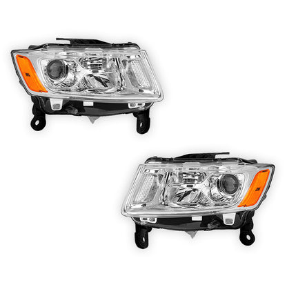 Jeep Grand Cherokee (2014 - 2016) Replacement Projector Headlights LH + RH