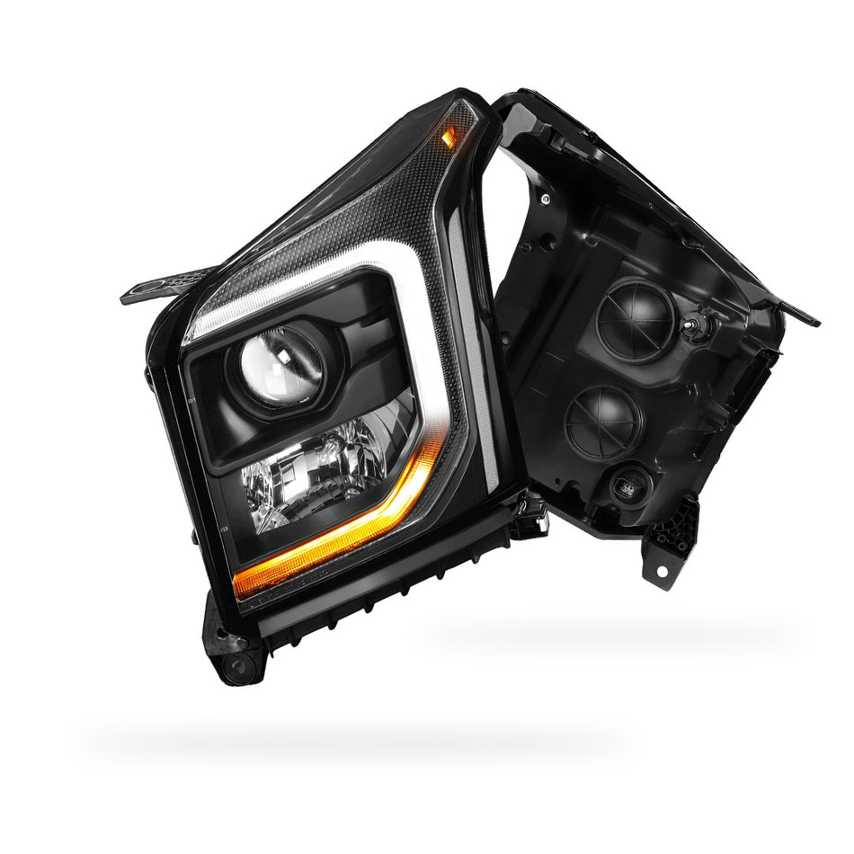 GMC Yukon Denali / SLE / SLT (2015 - 2020) LED DRL Replacement Projector Headlights LH + RH