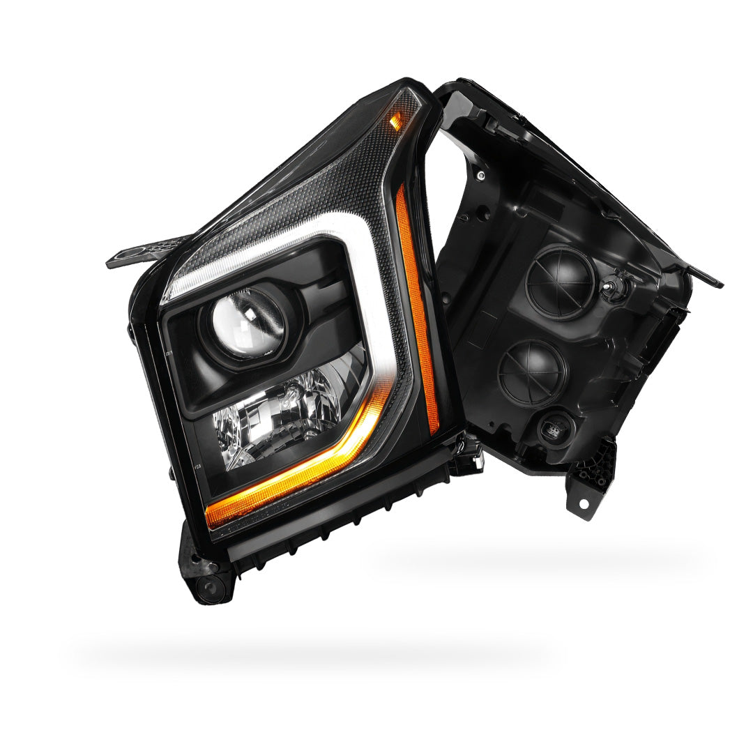 GMC Yukon Denali / SLE / SLT (2015 - 2020) LED DRL Replacement Projector Headlights LH + RH