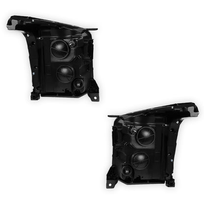 GMC Yukon XL Denali / SLE / SLT (2015 - 2020) LED DRL Replacement Projector Headlights LH + RH