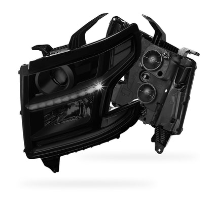 Chevrolet Tahoe LS / LT / Premier (2015 - 2020) LED DRL Replacement Projector Headlights LH + RH
