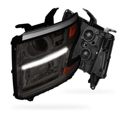 Chevrolet Suburban LS / LT / Premier (2015 - 2020) LED DRL Replacement Projector Headlights LH + RH