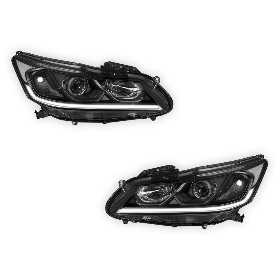Honda Accord (2016 - 2017) LED DRL Replacement Projector Headlights LH + RH