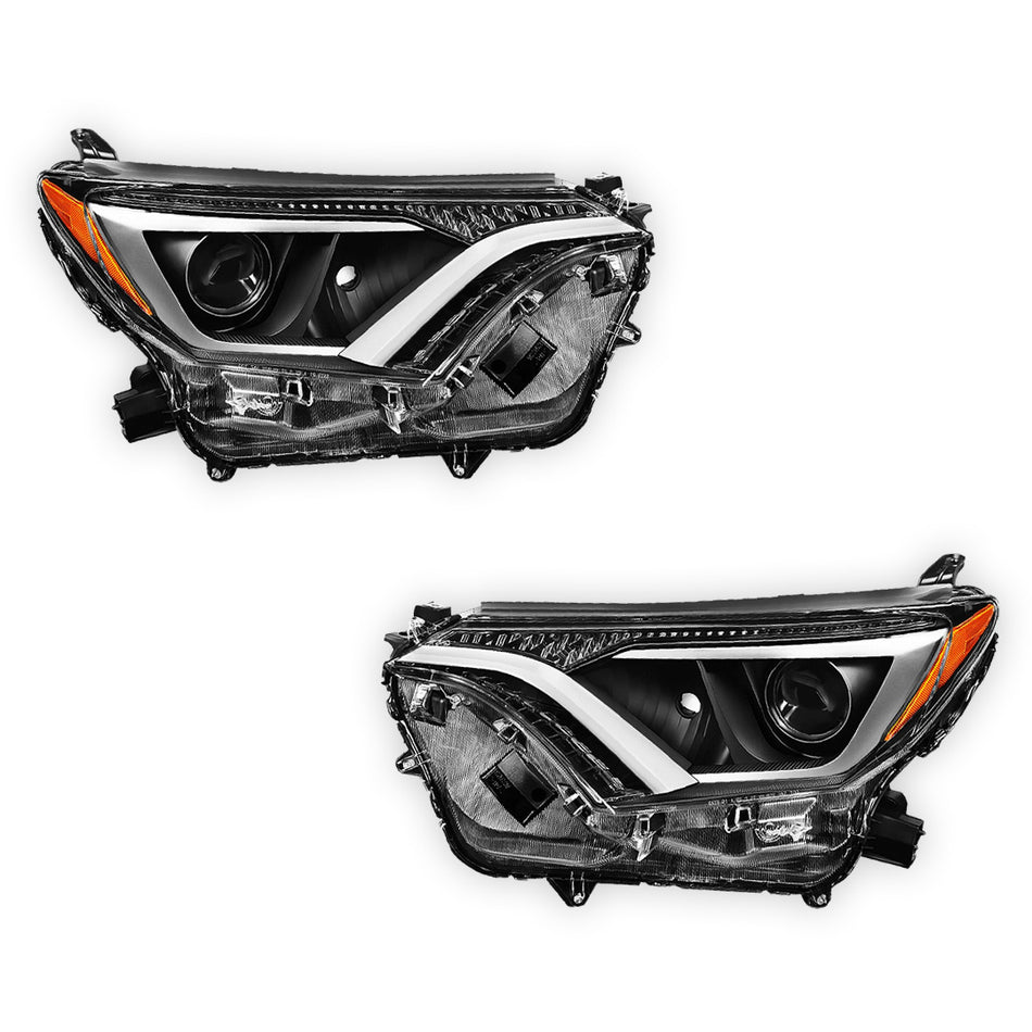 Toyota RAV4 (2016 - 2018) Replacement Projector Headlights LH + RH