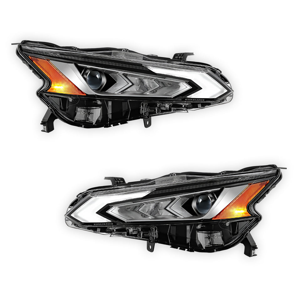 Nissan Altima (2019 - 2022) LED DRL Replacement Projector Headlights LH + RH