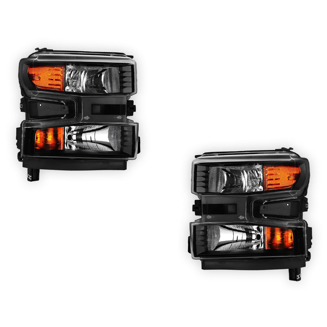 Chevrolet Silverado 1500 LTD Custom / Custom Trail Boss / WT (2022) Replacement Headlights LH + RH