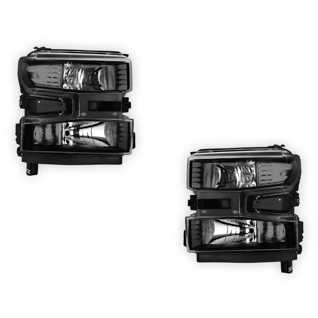 Chevrolet Silverado 1500 LTD Custom / Custom Trail Boss / WT (2022) Replacement Headlights LH + RH