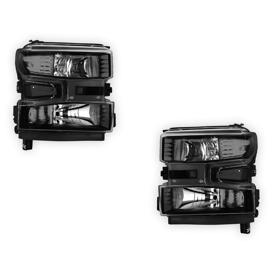 Chevrolet Silverado 1500 LTD Custom / Custom Trail Boss / WT (2022) Replacement Headlights LH + RH