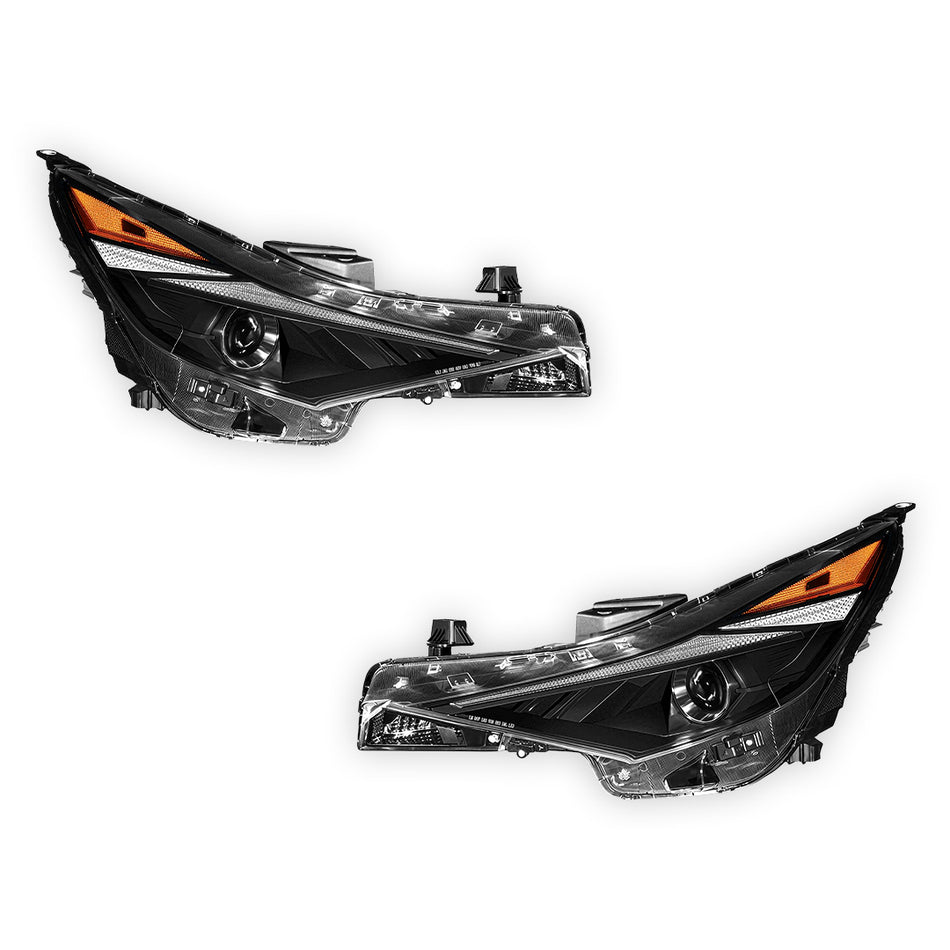 Hyundai Elantra (2021 - 2022) LED DRL Replacement Projector Headlights LH + RH