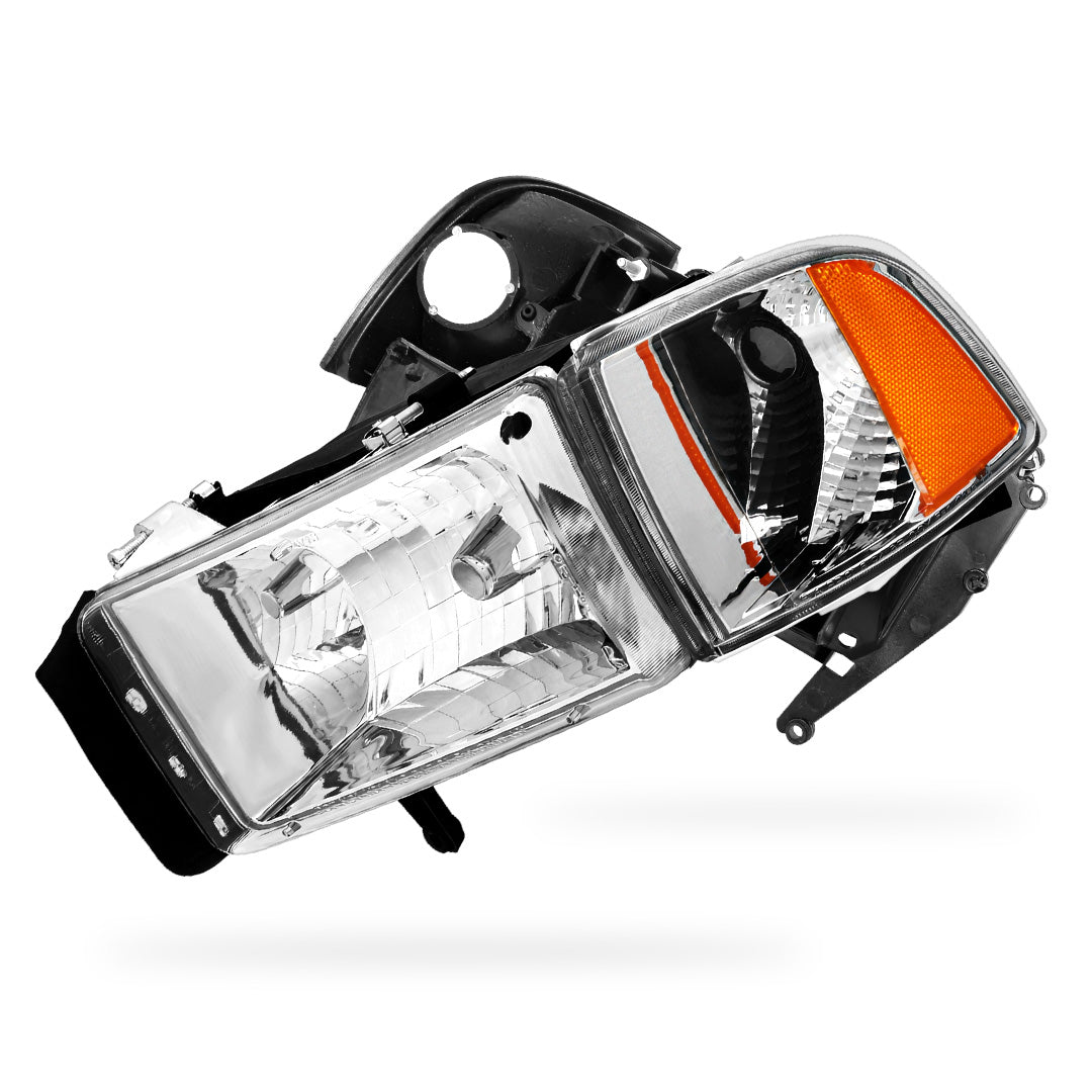 Dodge RAM 1500 (1994 - 2001) Replacement Headlights LH + RH