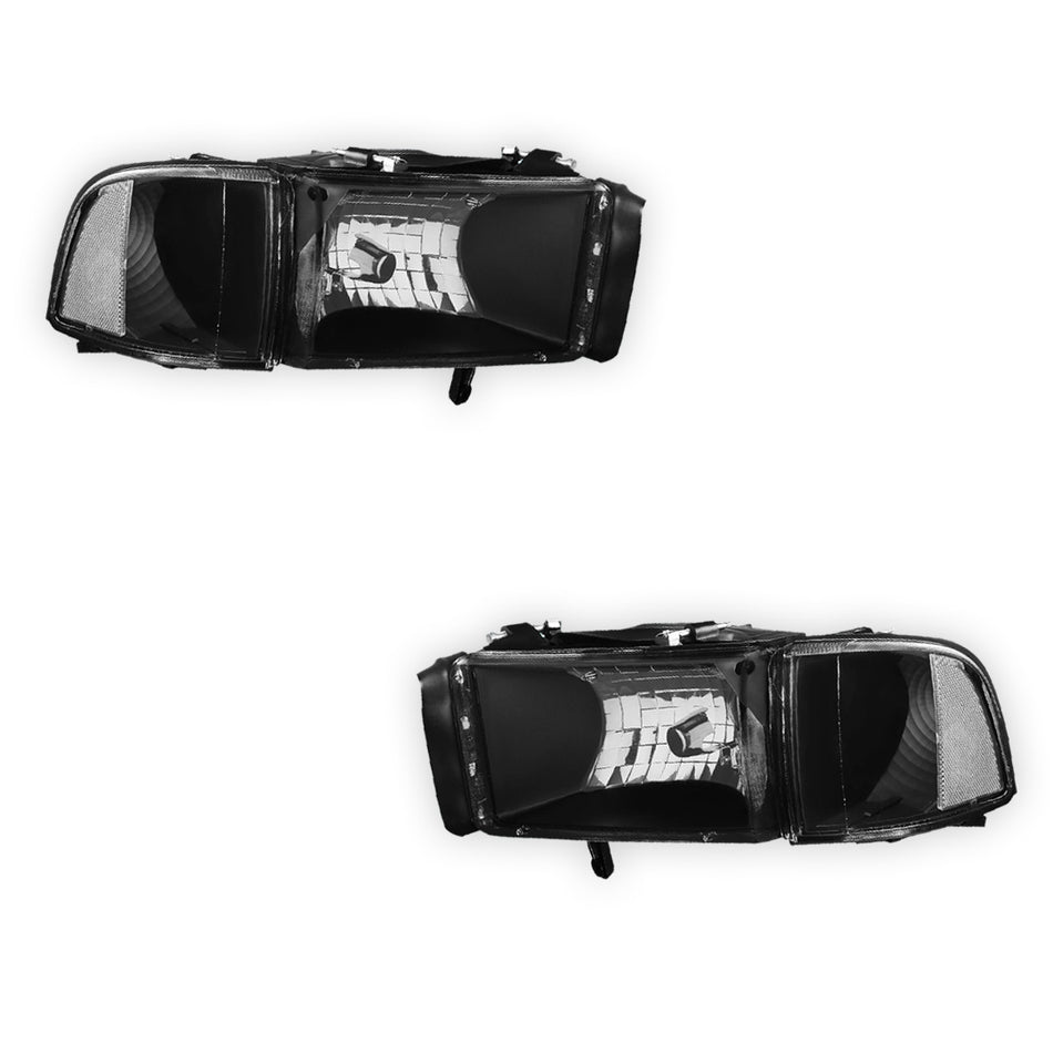 Dodge RAM 2500 (1994 - 2002) Replacement Headlights LH + RH