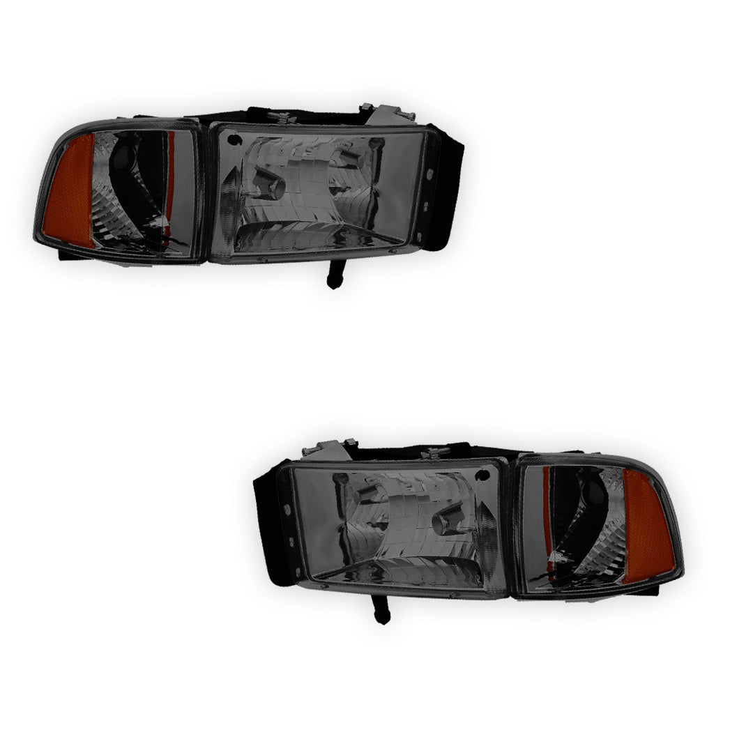 Dodge RAM 3500 (1994 - 2002) Replacement Headlights LH + RH