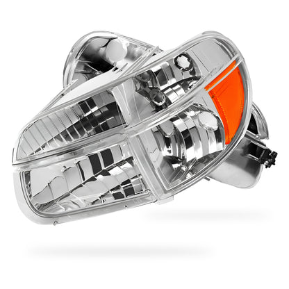 Mercury Mountaineer (1997) Replacement Headlights LH + RH