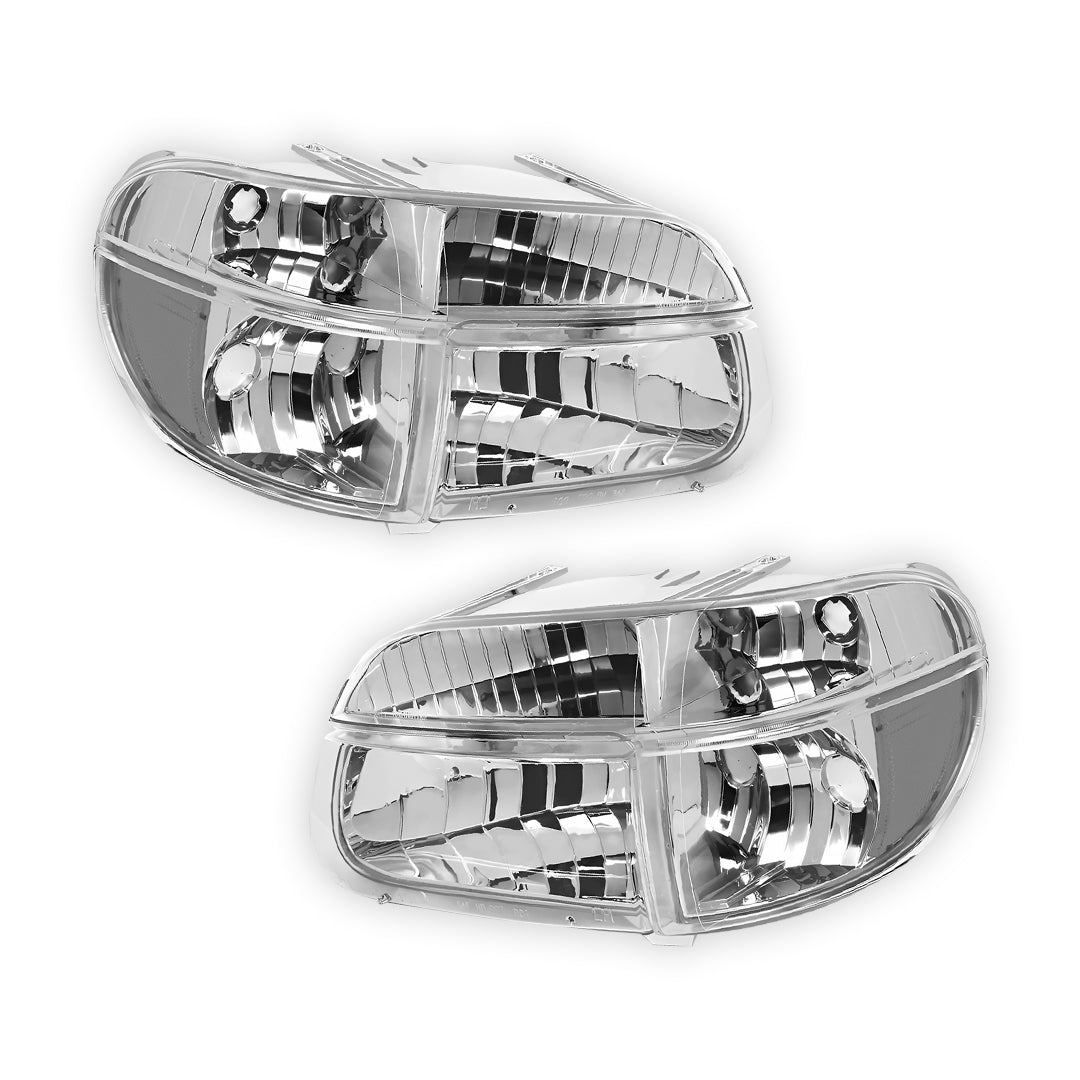Mercury Mountaineer (1997) Replacement Headlights LH + RH