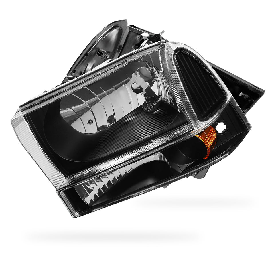 Ford F-250 Super Duty (1999 - 2004) Replacement Headlights and Bumper Lights LH + RH