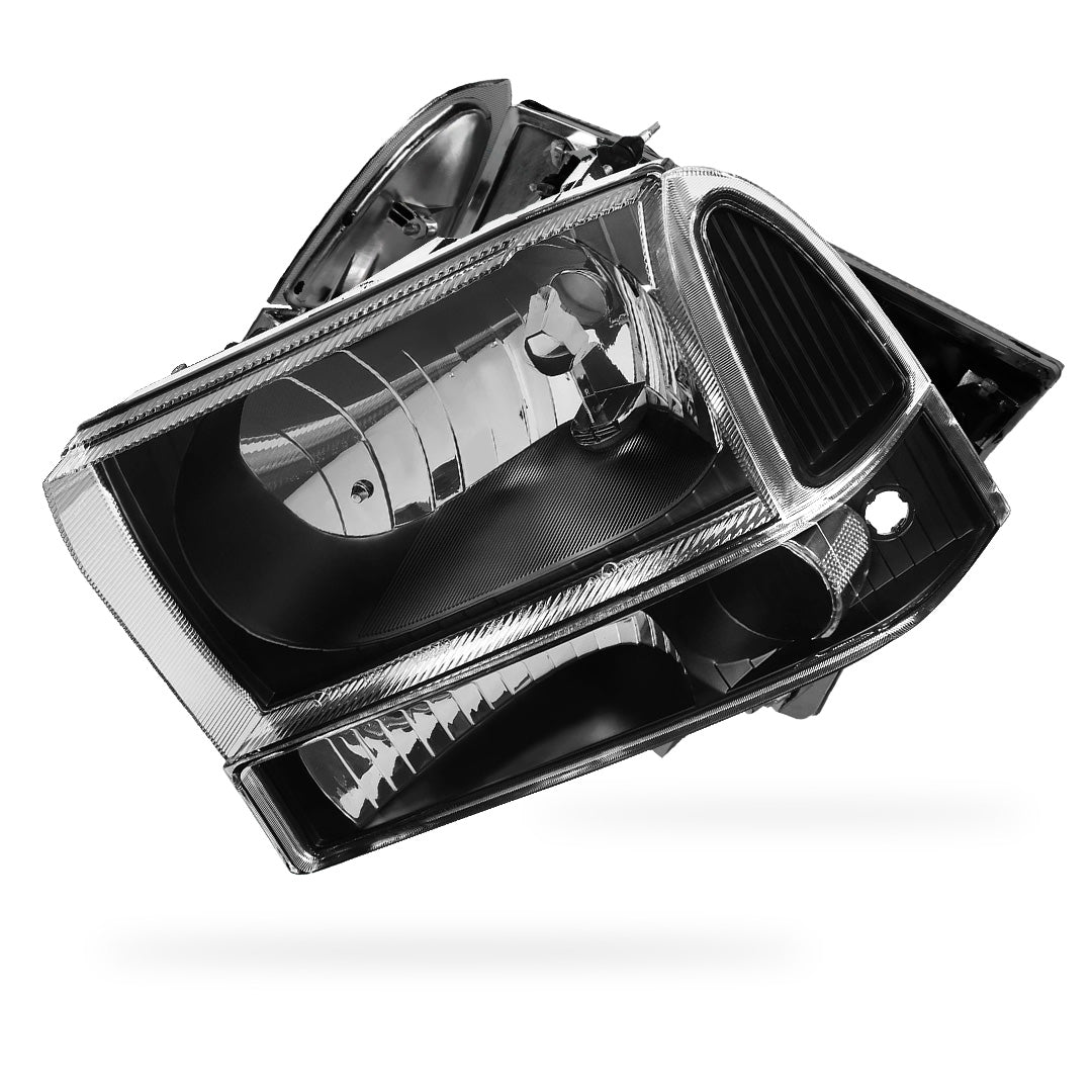 Ford F-250 Super Duty (1999 - 2004) Replacement Headlights and Bumper Lights LH + RH