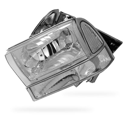 Ford F-250 Super Duty (1999 - 2004) Replacement Headlights and Bumper Lights LH + RH