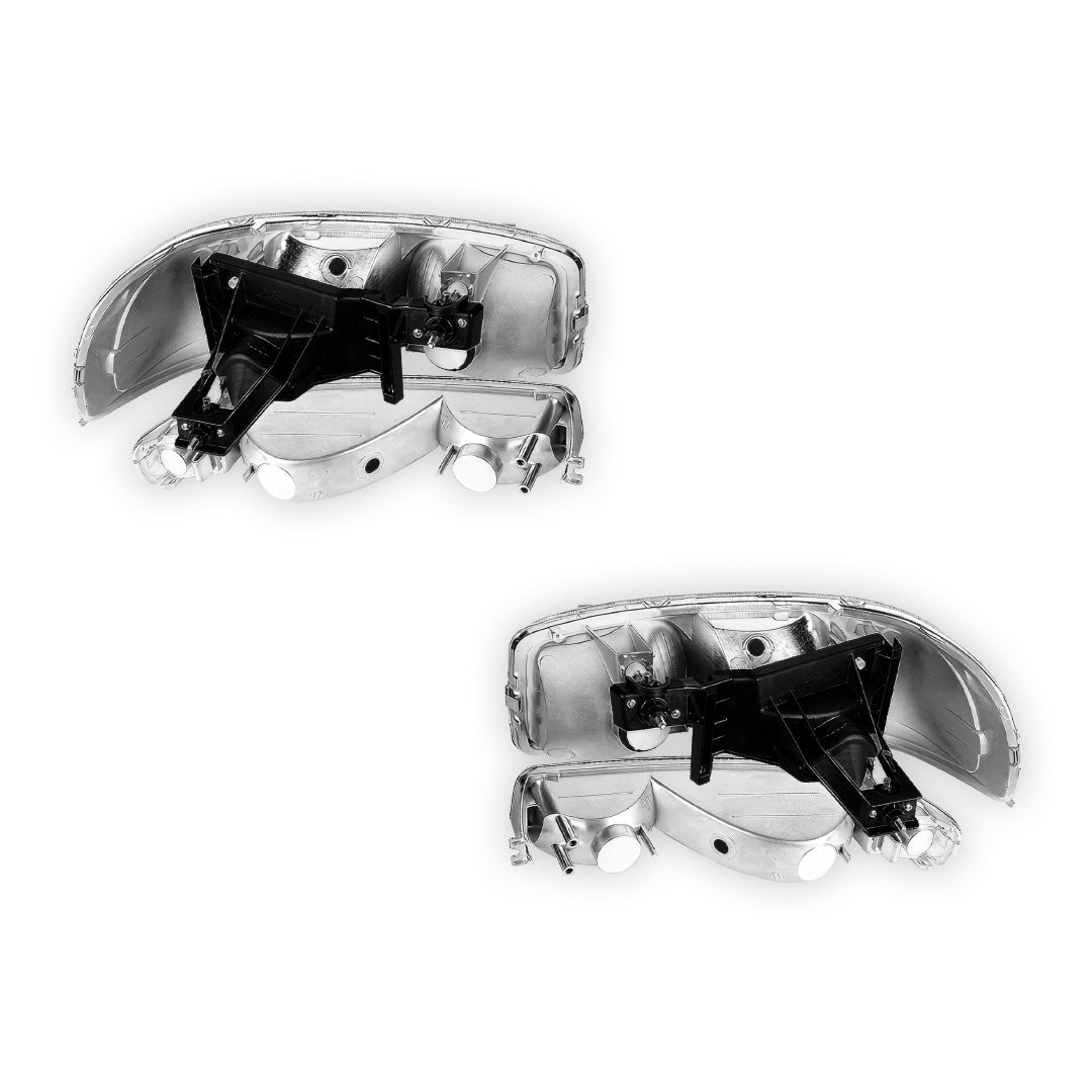 GMC Sierra 2500 HD SLE / SLT (2001 - 2007) Replacement Headlights and Bumper Lights LH + RH