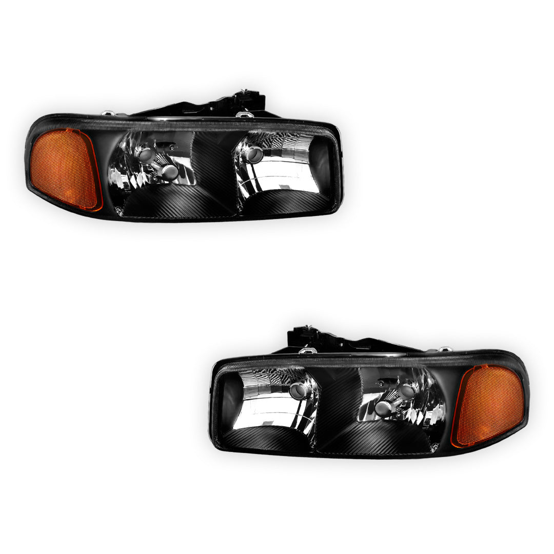 GMC Yukon XL 1500 SLE / SLT (2000 - 2006) Replacement Headlights LH + RH